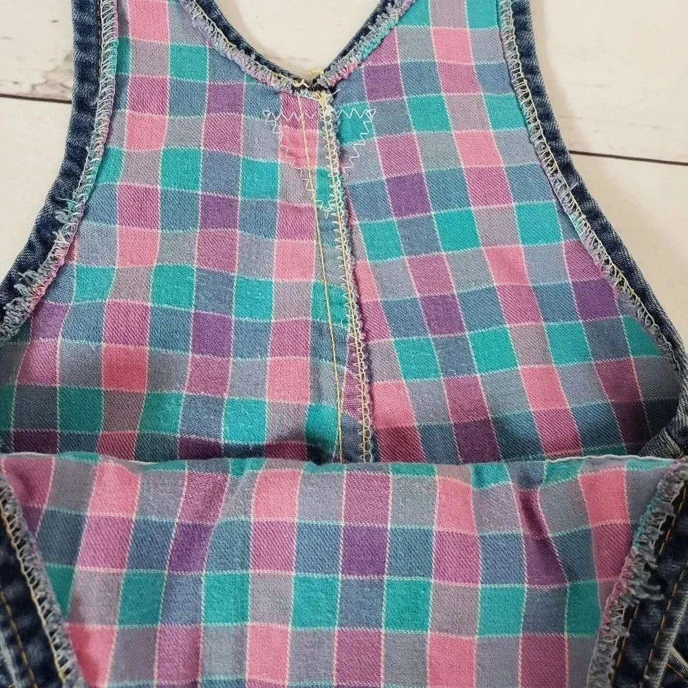 OshKosh B'Gosh 24 Mon VTG Lined Denim Overalls